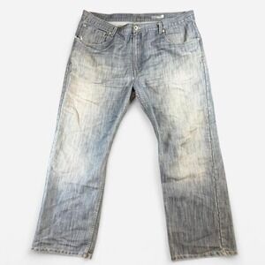 Vintage Levi SilverTab Boot Baggy Fit Jeans Distressed Skater Size 42x32